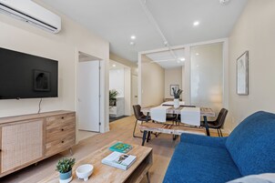 Grand Condo, 2 Bedrooms (205) | Living area | Smart TV