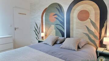 3 dormitorios, tabla de planchar con plancha, wifi gratis y ropa de cama