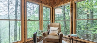 Hot Tub--Pet-Friendly--Rustic River-View Cabin