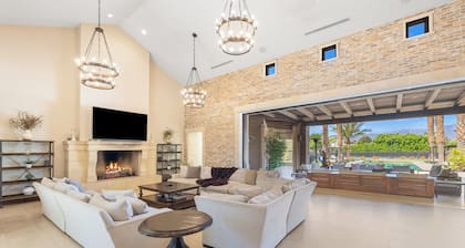 12bedrooms- 9 en-suite’s, 2 pools, tennis, pickleball, basketball, sauna & steam