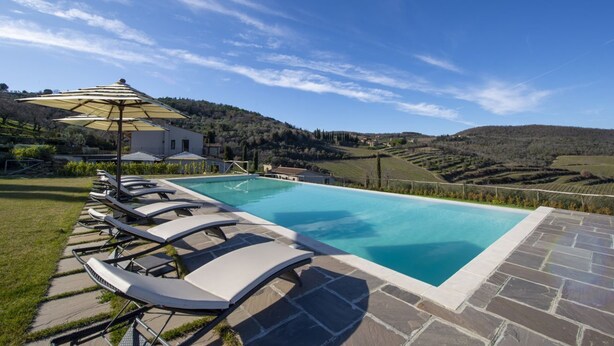 Indoor pool, a heated pool - MyExclusiveItaly - Chianti's Villa | Vineyard, infinity pool, view (Greve in Chianti)