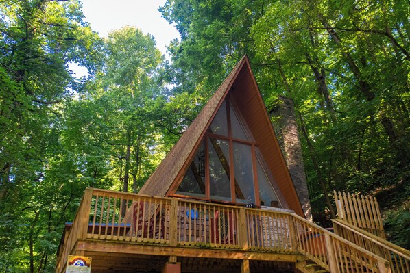 Exterior - "A Frame of mind" cabin near Ober Gatlinburg (Gatlinburg)