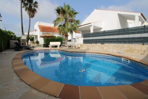 Pool - CASA ESPERANZA 1, Ideal house for your holidays near the sea, free wifi, air conditioning optional, private pool, pets allowed, dog’s beach (RIUMAR)