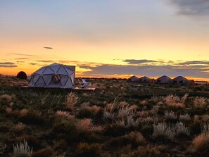 Vue sur les montagnes
