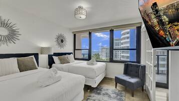 2 bedrooms, iron/ironing board, travel crib, free WiFi