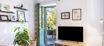Appartement 'Villa Funcke' met privéterras en Wi-Fi