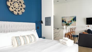 1 chambre, fer et planche à repasser, Wi-Fi, literie fournie