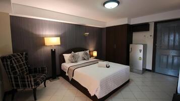 Free minibar, blackout curtains, free WiFi, bed sheets