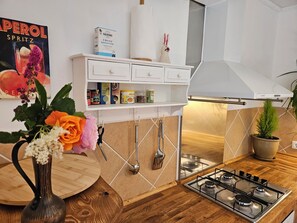 Fridge, oven, stovetop, dishwasher - Alte Schule Kail Apartment 1 (Kail)