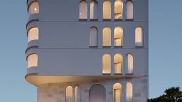 Front of property – evening/night