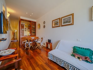 Design-Apartment, Meerblick | Wohnbereich