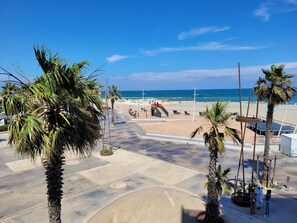 Vue sur la plage/l’océan