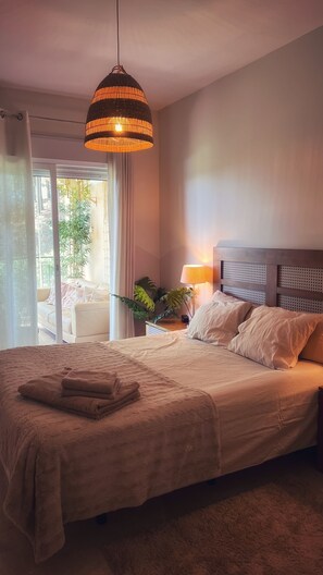 2 bedrooms, iron/ironing board, travel crib, free WiFi