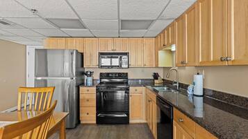 Condo, Multiple Beds, Balcony, Ocean View (Watercrest 1502) | Private kitchen | Fridge, microwave, oven, stovetop