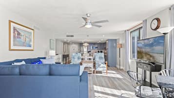 Condo, Multiple Beds, Balcony, Ocean View (Watercrest 1502) | Living area | 42-inch flat-screen TV with digital channels