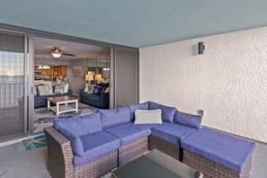 Condo, Multiple Beds, Balcony, Ocean View (Watercrest 906) | Living area | 42-inch flat-screen TV with digital channels - Watercrest 906 Sand, Sea & Serenity (Panama City Beach)