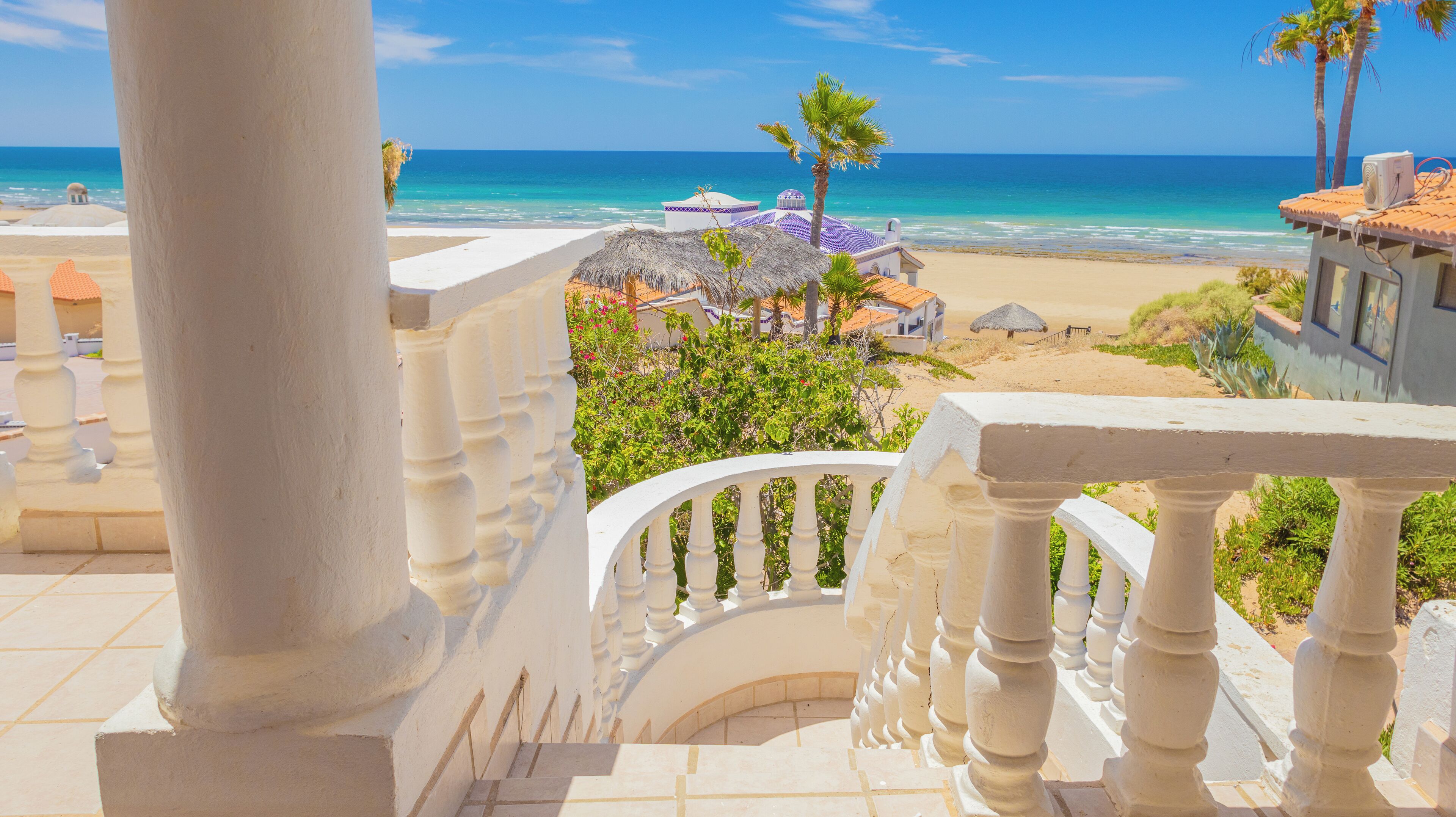 Accommodatie ligt op het strand