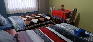 2 habitaciones y ropa de cama