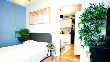 Standard apartman, több ágy, légkondicionálás | 1 hálószoba, egyiptomi pamut ágynemű és prémium ágynemű