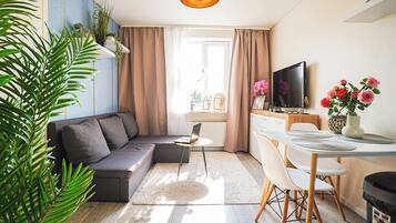 42-inch flat-screen TV with digital channels