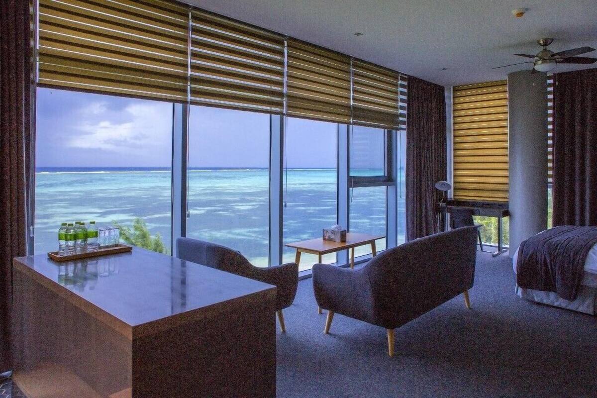 别墅, 海景 | 客房内保险箱、办公桌、笔记本电脑工作区、免费 WiFi