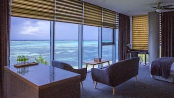 别墅, 海景 | 1 多间卧室、客房内保险箱、办公桌、笔记本电脑工作区