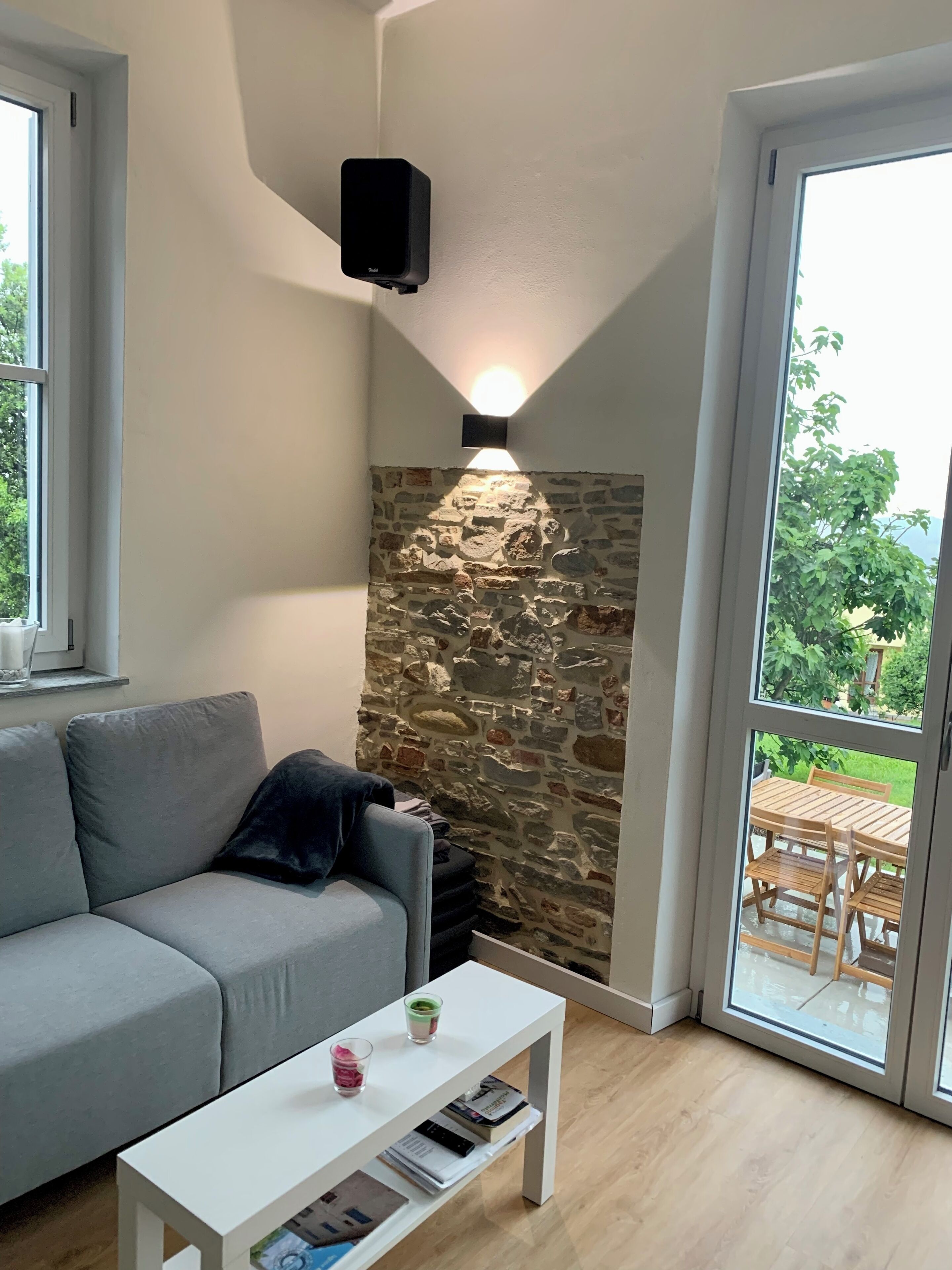 TV connectée, cheminée