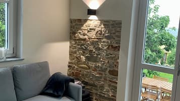 TV connectée, cheminée