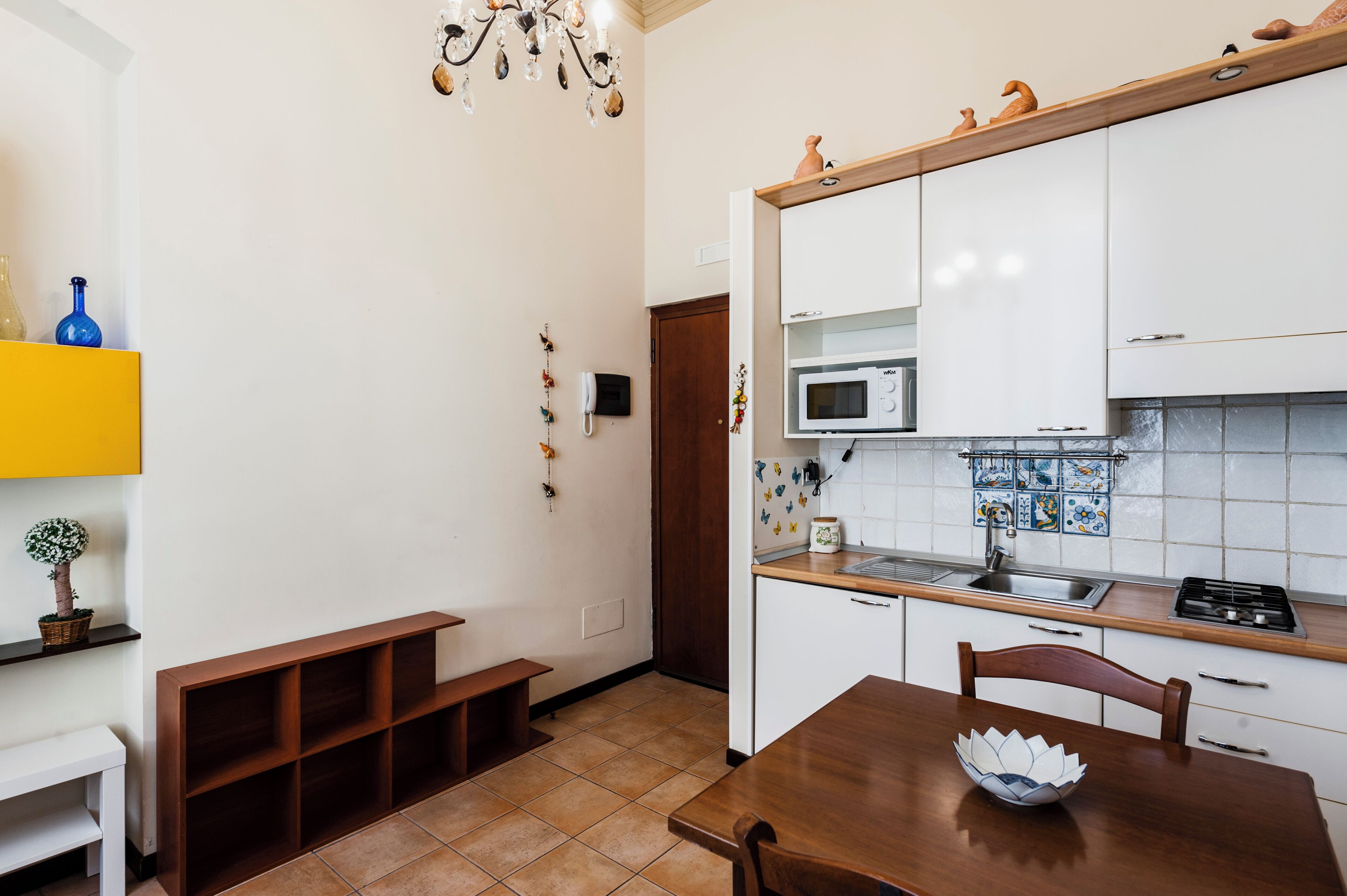 Apartment | Living area | 30-inch flat-screen TV with digital channels