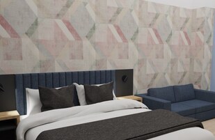 Caja de seguridad en la habitación y decoración personalizada 