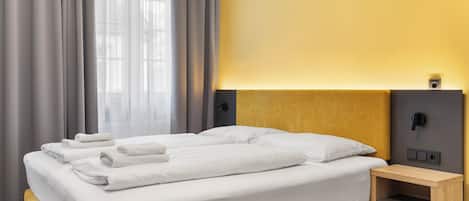 Deluxe Double Room, 1 King Bed, Non Smoking, Private Bathroom | In-room safe, individually decorated, individually furnished, desk