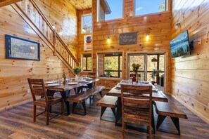 Dining room - Elegant Elite Estate By Ghosal Luxury Lodging (Pigeon Forge)
