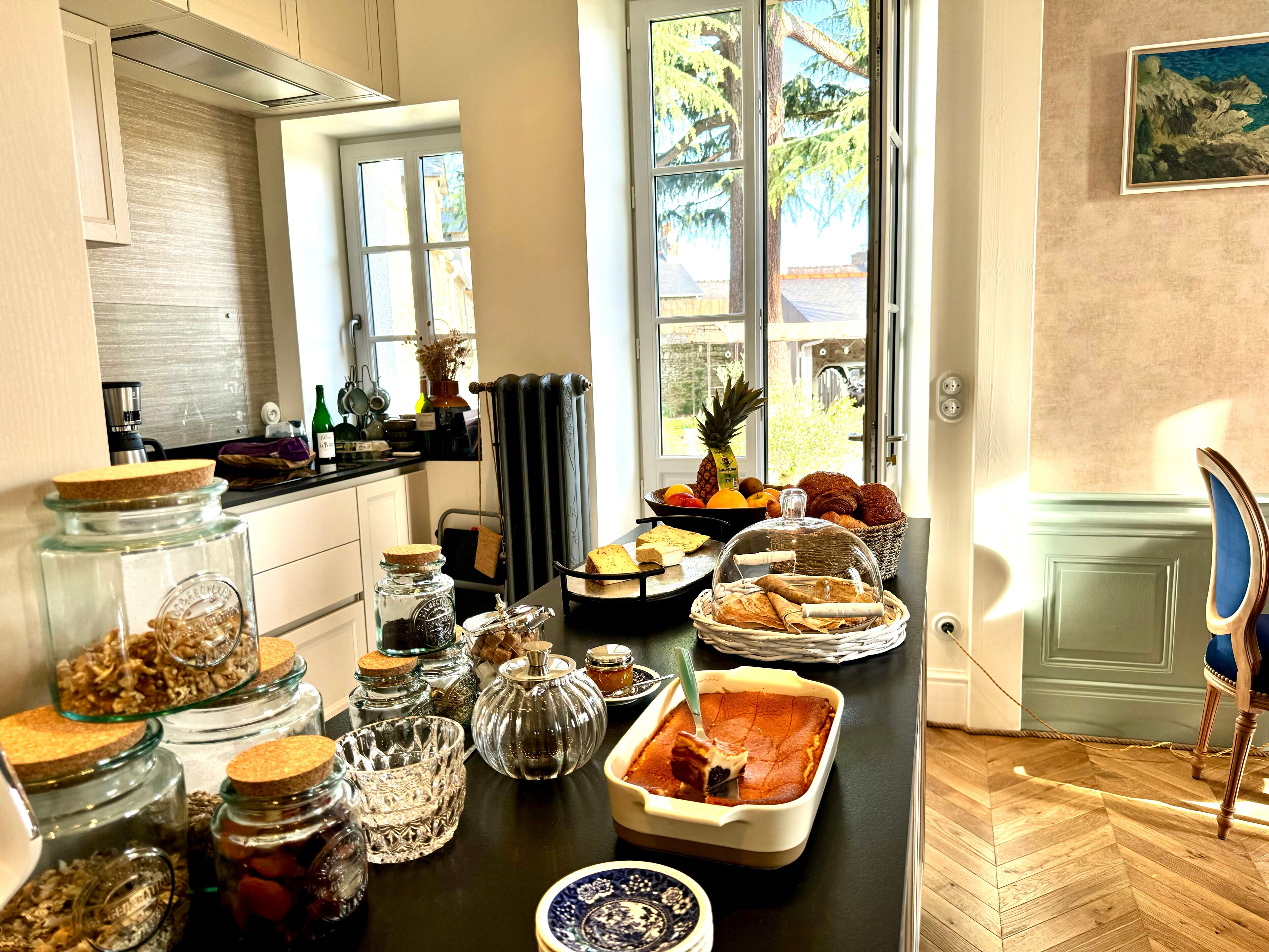 Petit déjeuner continental compris tous les jours