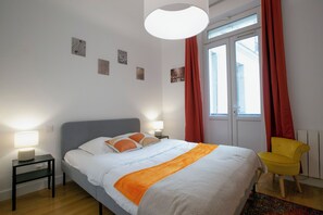3 bedrooms, iron/ironing board, travel cot, WiFi