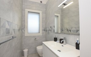 Shower, hair dryer