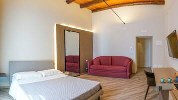 Select Comfort beds, free minibar, in-room safe, individually decorated