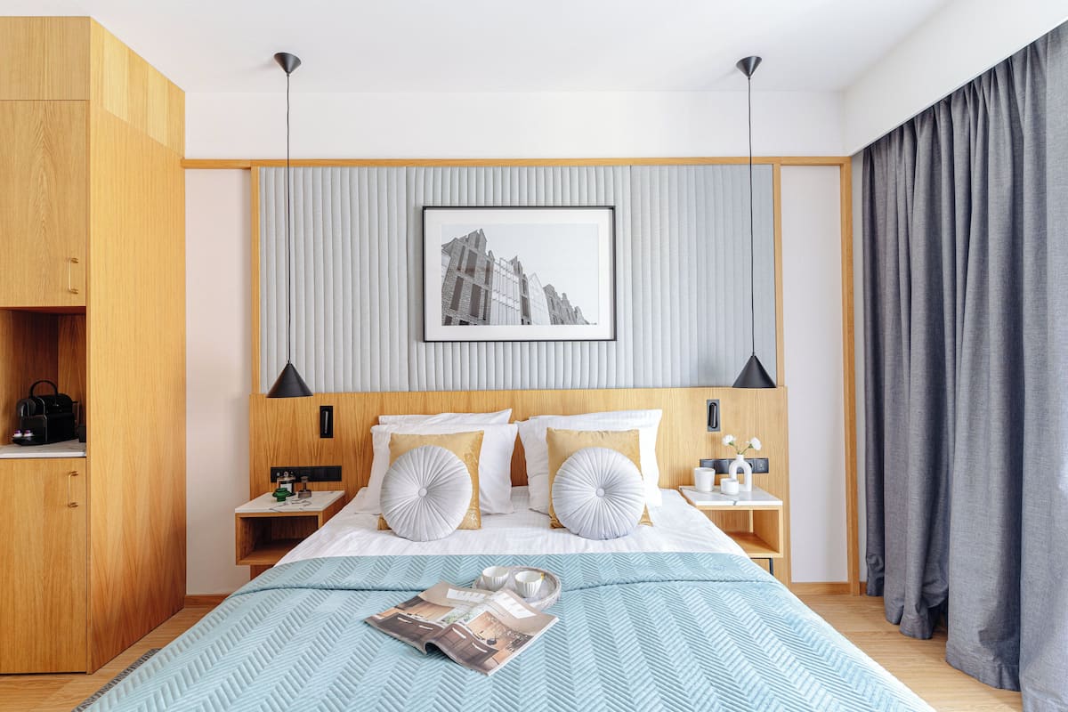 1 habitación, ropa de cama de alta calidad y decoración personalizada
