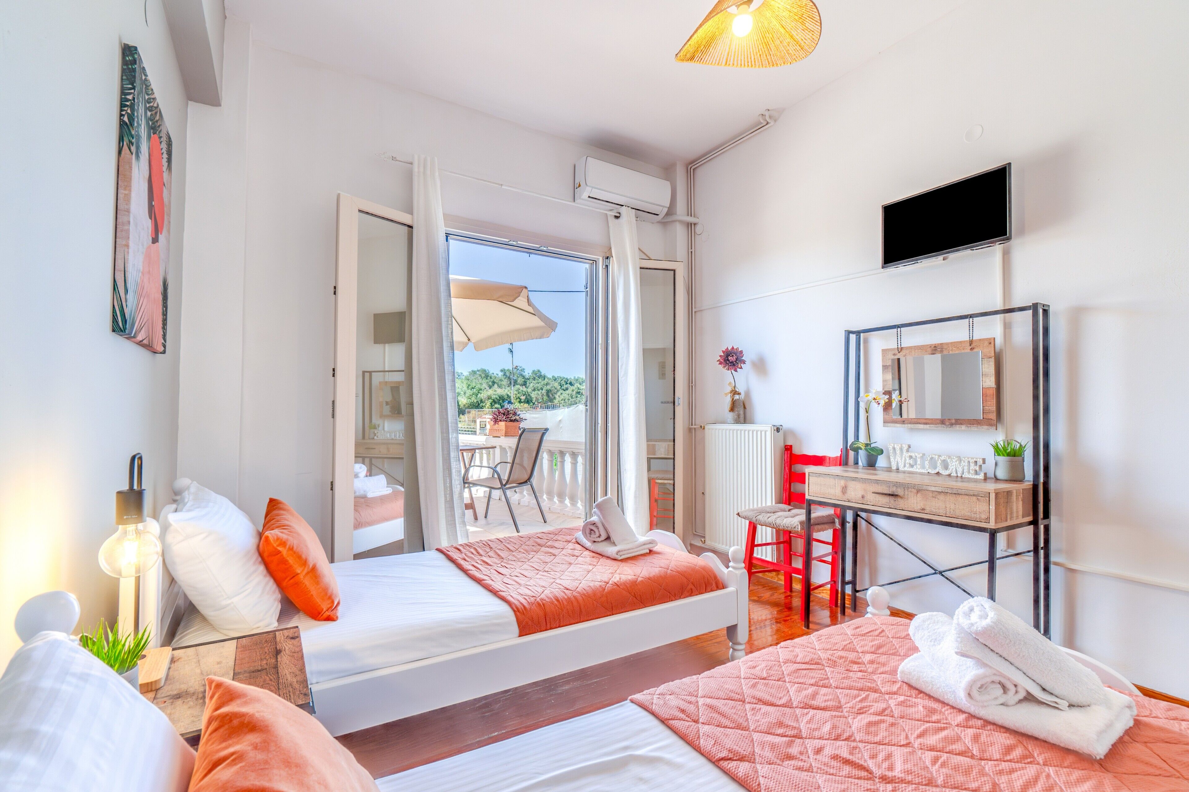Appartement "Maestro" Avec Terrasse Partagée, Wi-fi Et Climatisation - Paxos