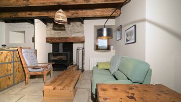 Cheminée, lecteur de DVD