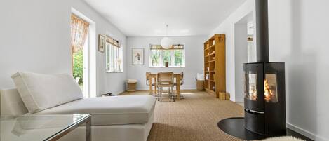 TV connectée, cheminée