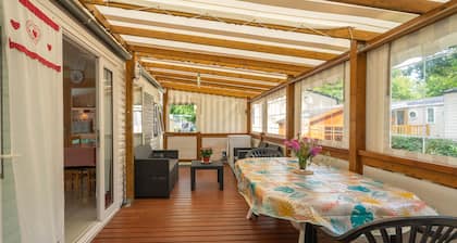 Mobile Home '6p Proche De La Mer' with Private Terrace and Air Conditioning