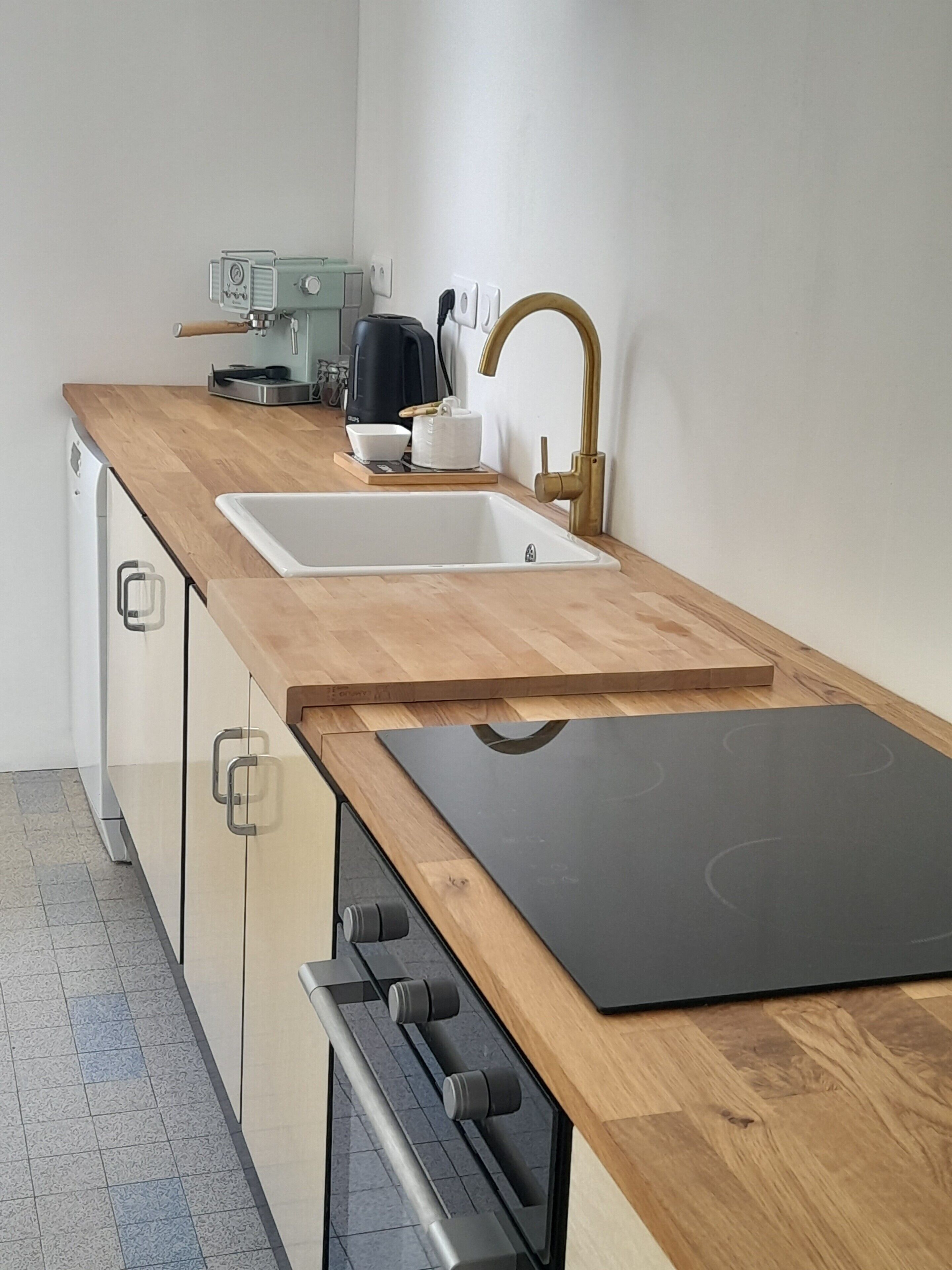 Køleskab, ovn, kogeplade, opvaskemaskine