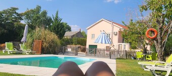 Country House 'Solar Rubina - Saltwater Pool' with Mountain View and Air Conditioning