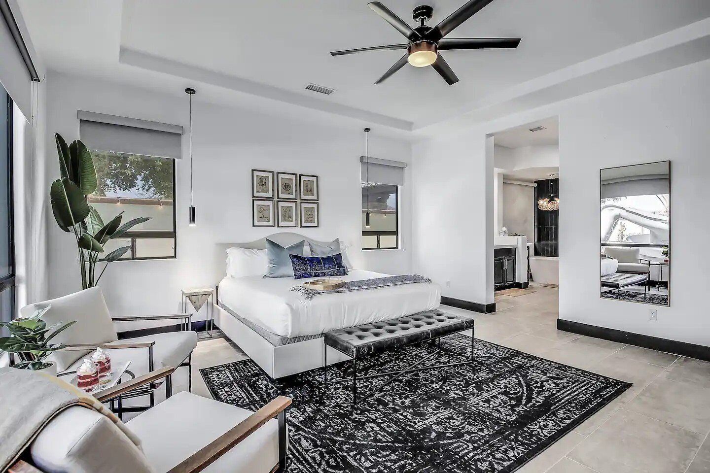 6 habitaciones, escritorio, tabla de planchar con plancha y wifi gratis 