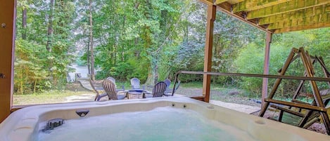Baignoire à remous extérieure