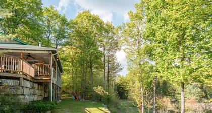 Tranquil Oasis in Trent Lakes w/ Private Ponds, Fire Pit, Game Room & Hot Tub