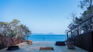 Panorama cottage | Uitzicht vanaf balkon