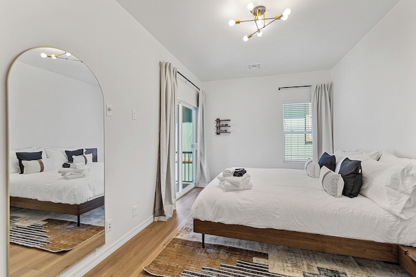 2 Schlafzimmer, BĂŒgeleisen/BĂŒgelbrett, Reisekinderbett, kostenloses WLAN