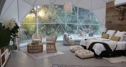 Luxury Glamping dome under the stars