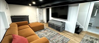 Stylish Basement Hideaway